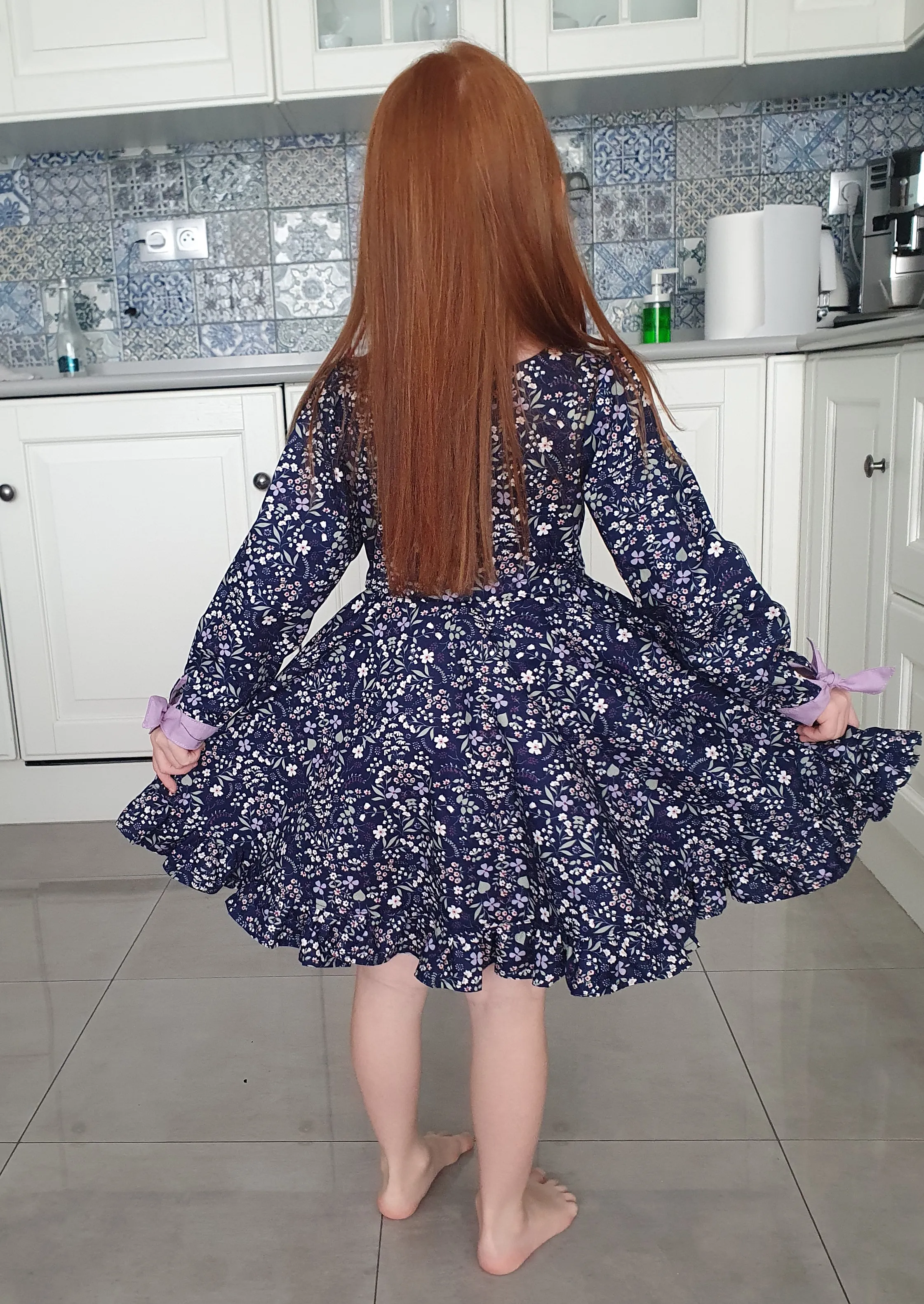 Sukienka Cerise granatowa