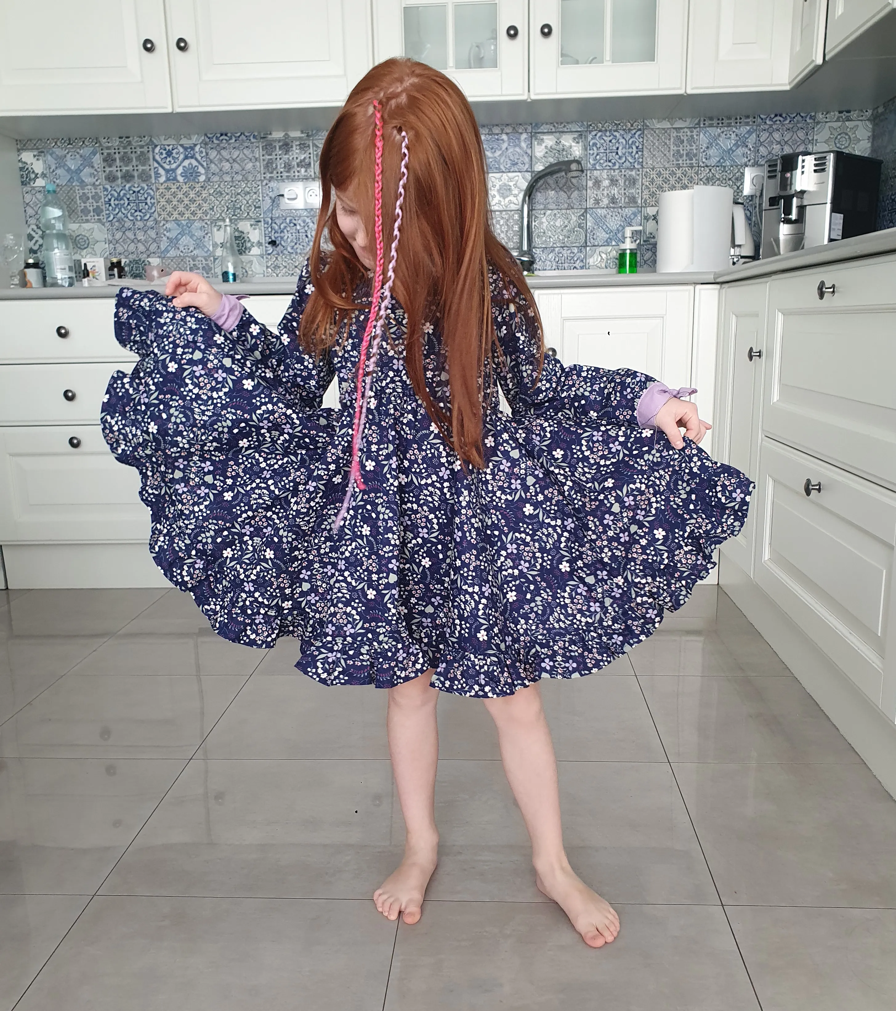 Sukienka Cerise granatowa