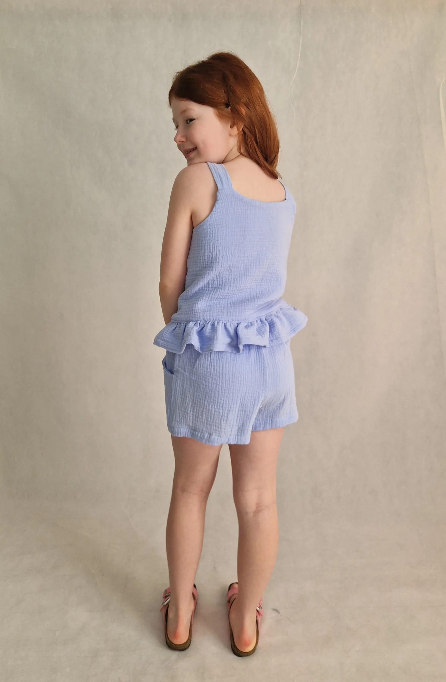 Krótkie spodenki muślinowe