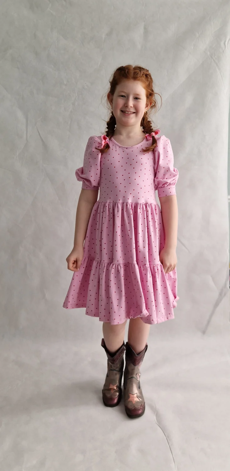 Sukienka Periwinkle serduszka